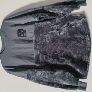 Walt Disney World Disney Park Spirit Jersey Gray Fleece Pullover Size Small